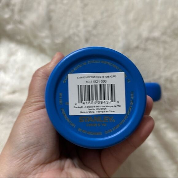STANLEY THE FLOWSTATE BLUE WHITE 40 OZ 1.18 L QUENCHER H2.0 TUMBER - Picture 7 of 11